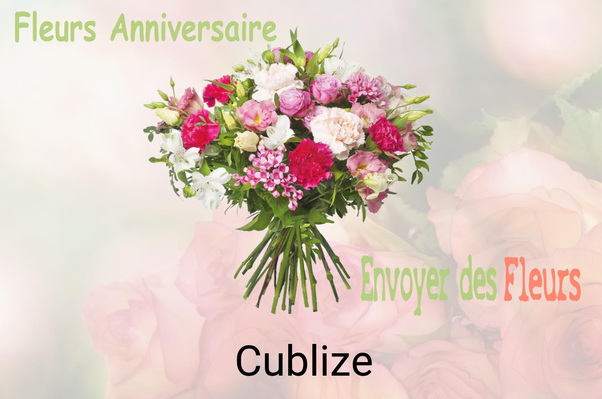 Bouquet de fleurs d’anniversaire livré à Cublize