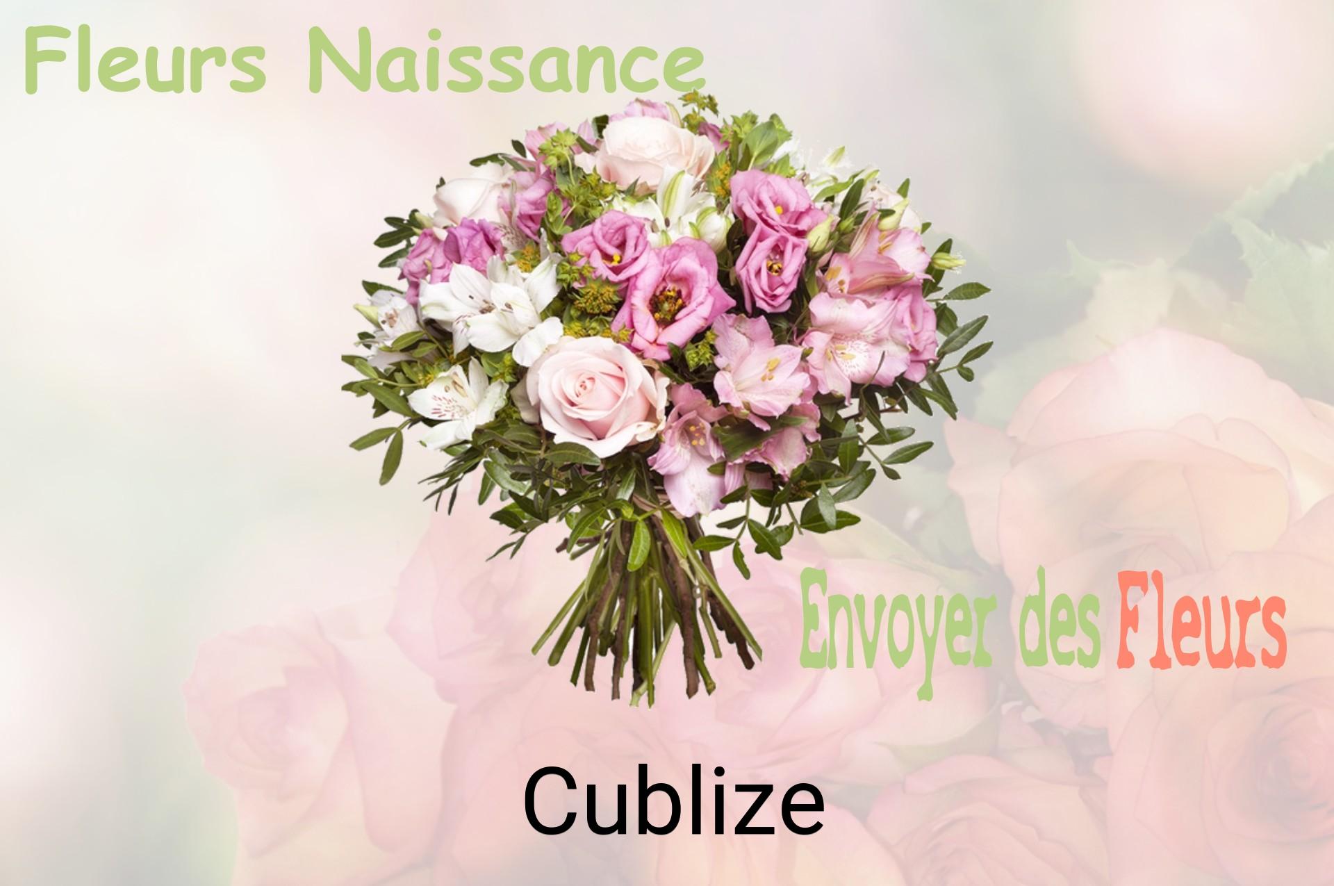 Bouquet de fleurs de naissance livré à Cublize